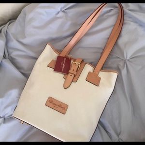 Handbag with small wristlet